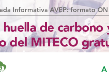 circular nº71-2025: Próxima jornada AVEP: “Calcula tu huella de carbono y obtén el certificado del MITECO gratuitamente” | Agéndate 28 de abril